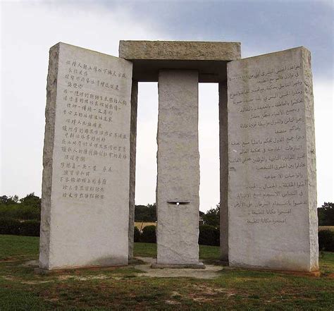 georgia guidestones commandments pics
